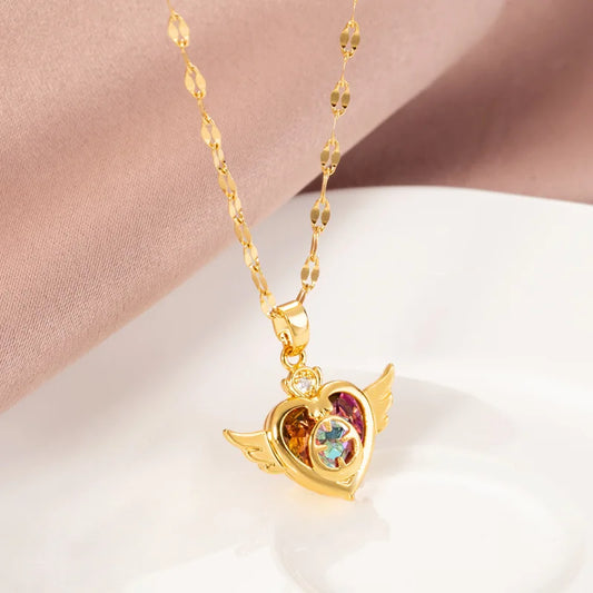Wings Heart Necklace