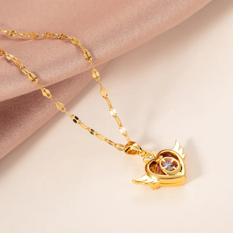 Wings Heart Necklace