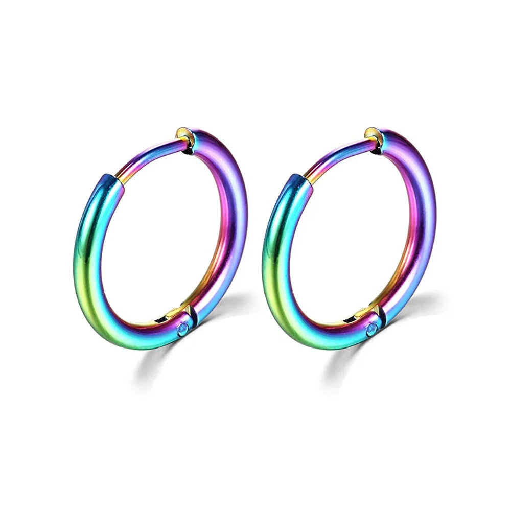 Stainless Steel Small Hoop Cartilage Earrings