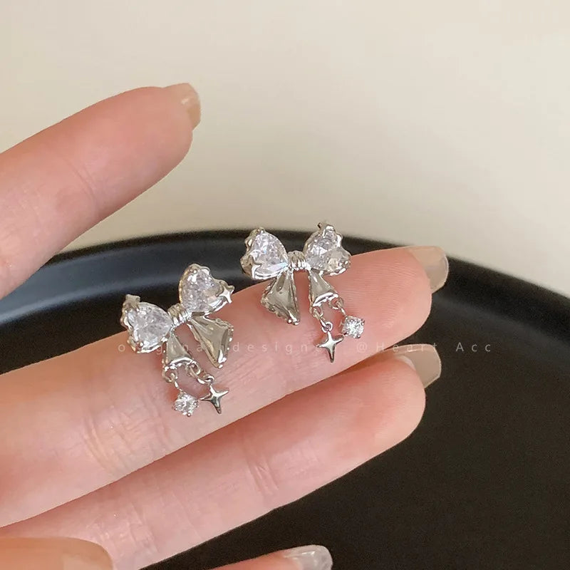 Classic Bow Knot Stud Earrings
