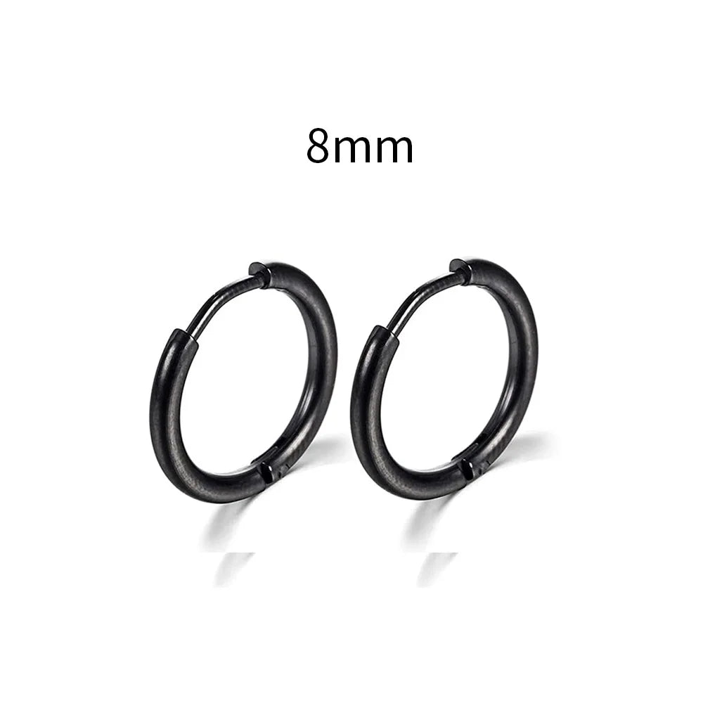 Stainless Steel Small Hoop Cartilage Earrings