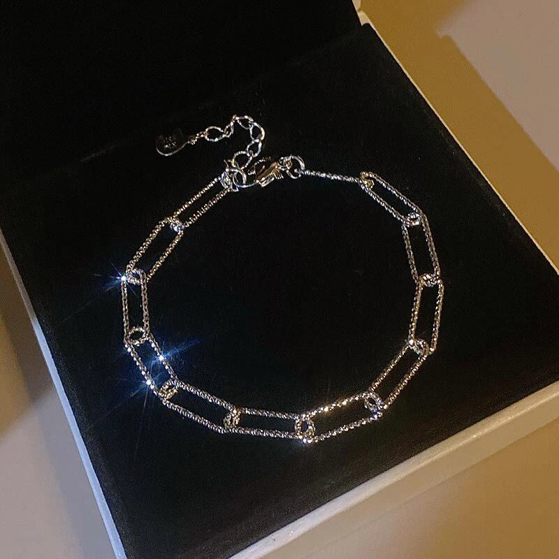 Luxury Cubic Zirconia Tennis Bracelet – Gold, Rose Gold & Silver
