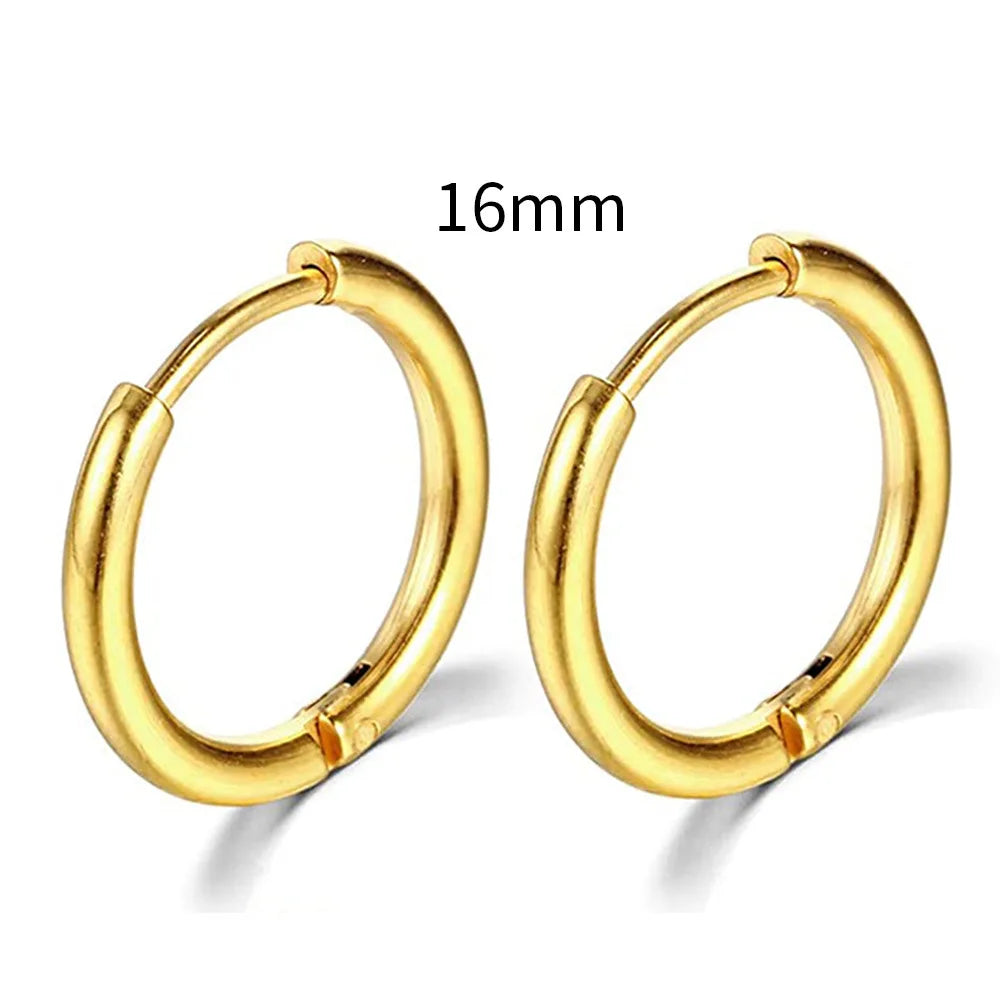 Stainless Steel Small Hoop Cartilage Earrings