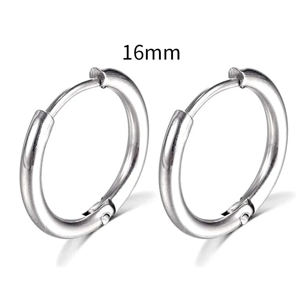 Stainless Steel Small Hoop Cartilage Earrings