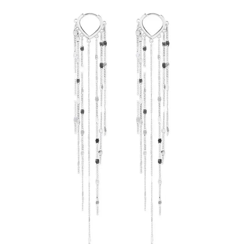 Vintage Droplet Tassel Earrings