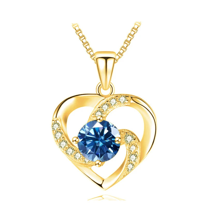 Heart Moissanite Necklace