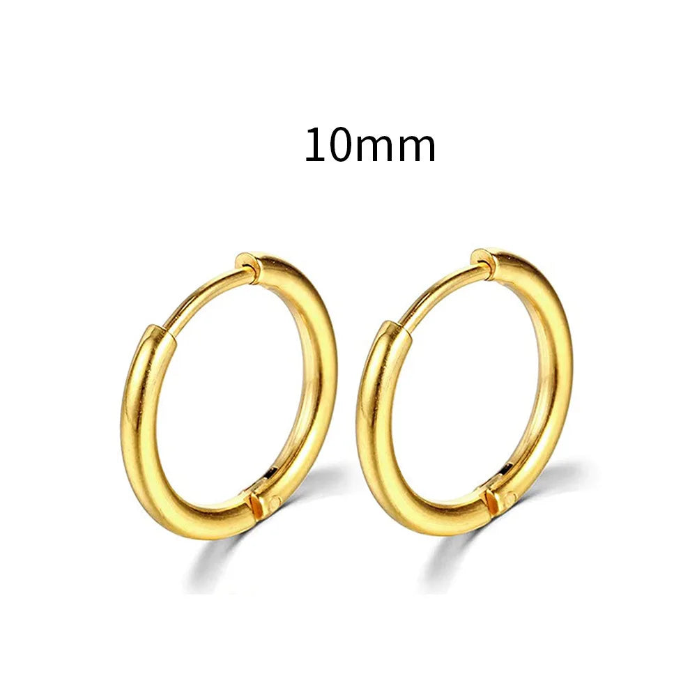 Stainless Steel Small Hoop Cartilage Earrings