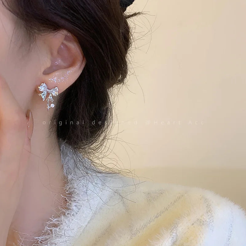 Classic Bow Knot Stud Earrings