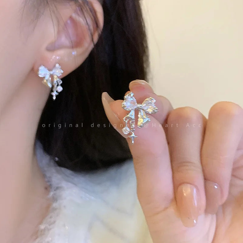 Classic Bow Knot Stud Earrings