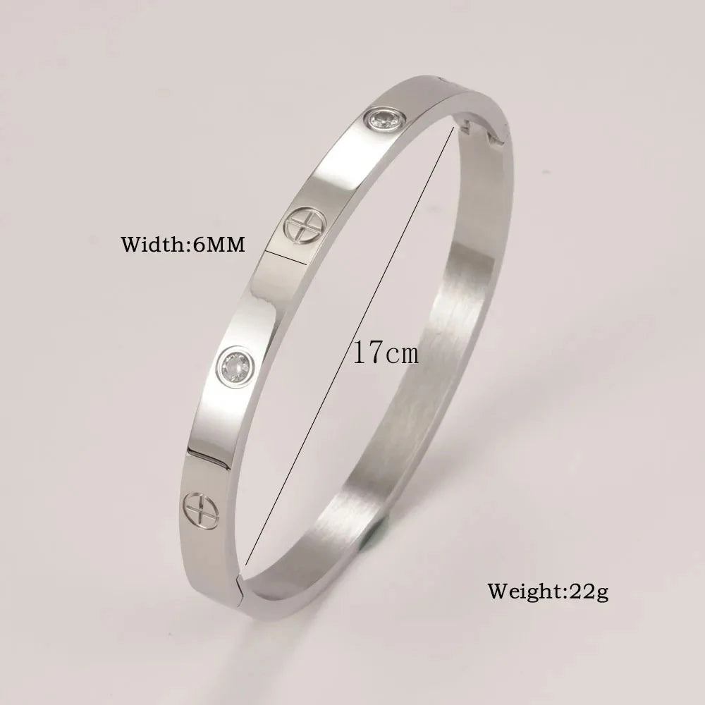 Stainless Steel Cuff Bracelet