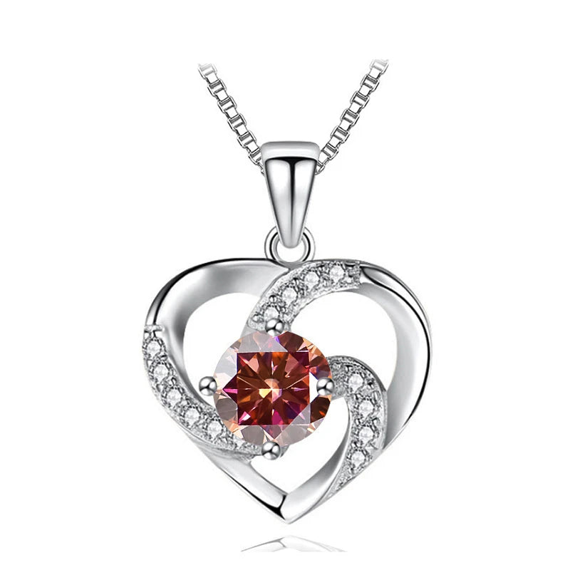 Heart Moissanite Necklace