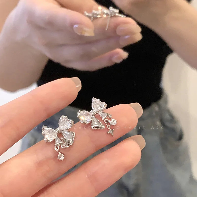 Classic Bow Knot Stud Earrings