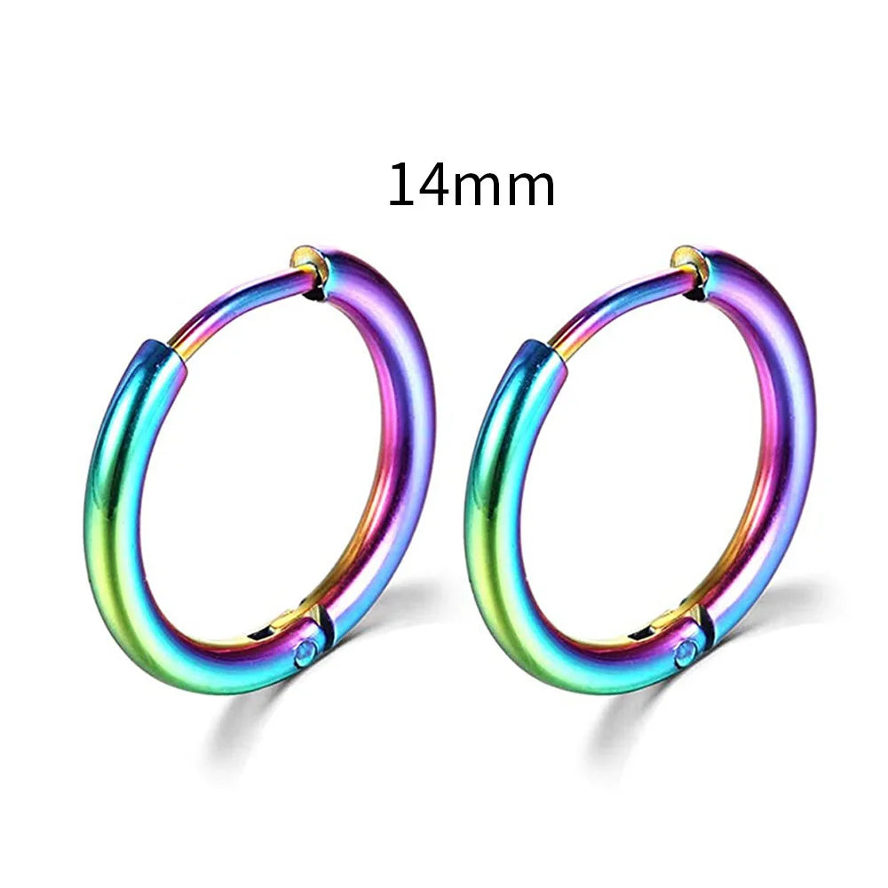 Stainless Steel Small Hoop Cartilage Earrings