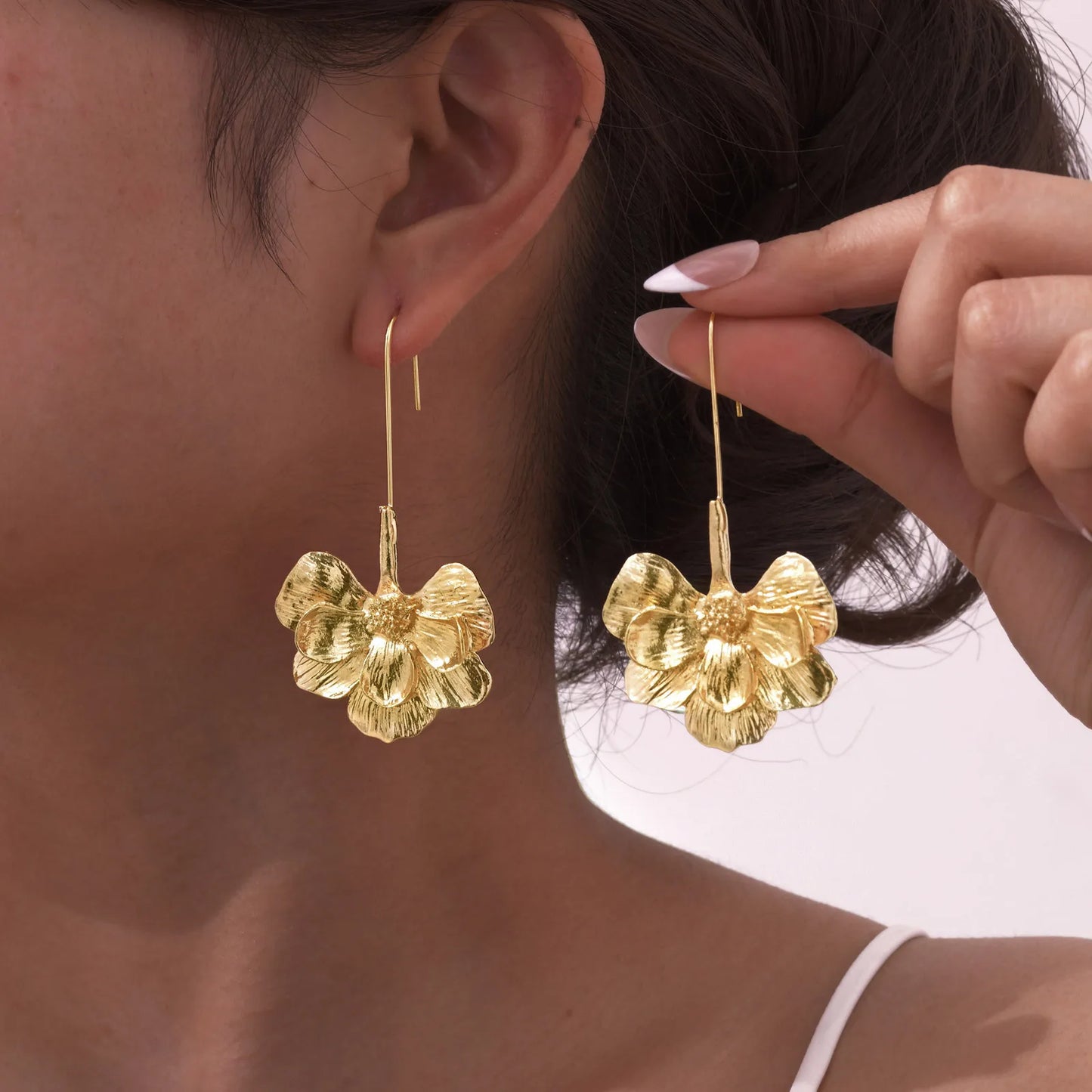 Flower Drop Earrings