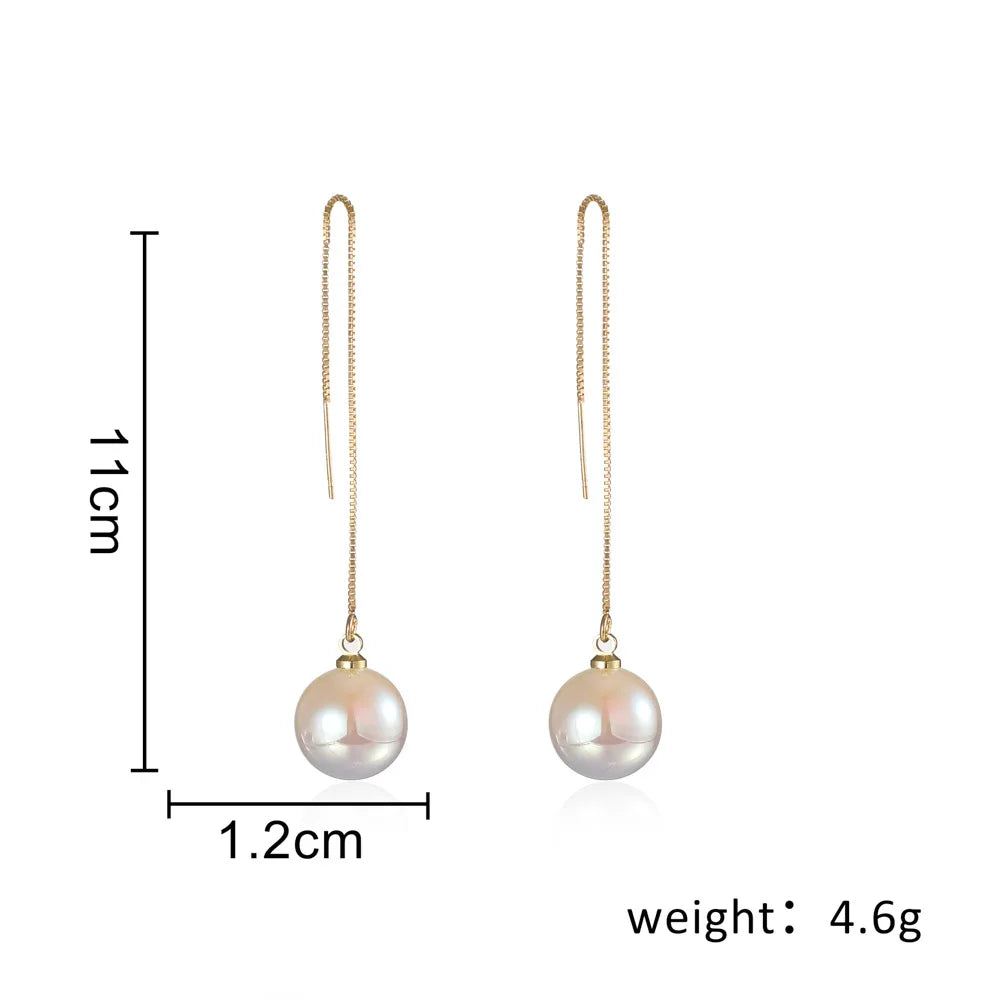 Bohemian Pearl & Rhinestone Stud Earrings