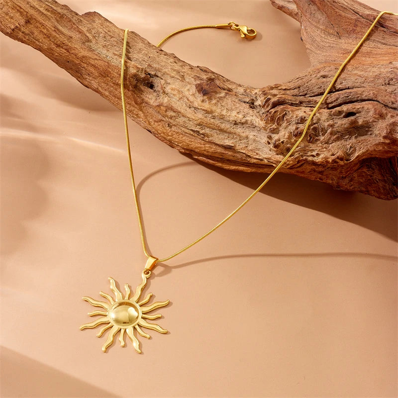 Sun Pendant Necklace