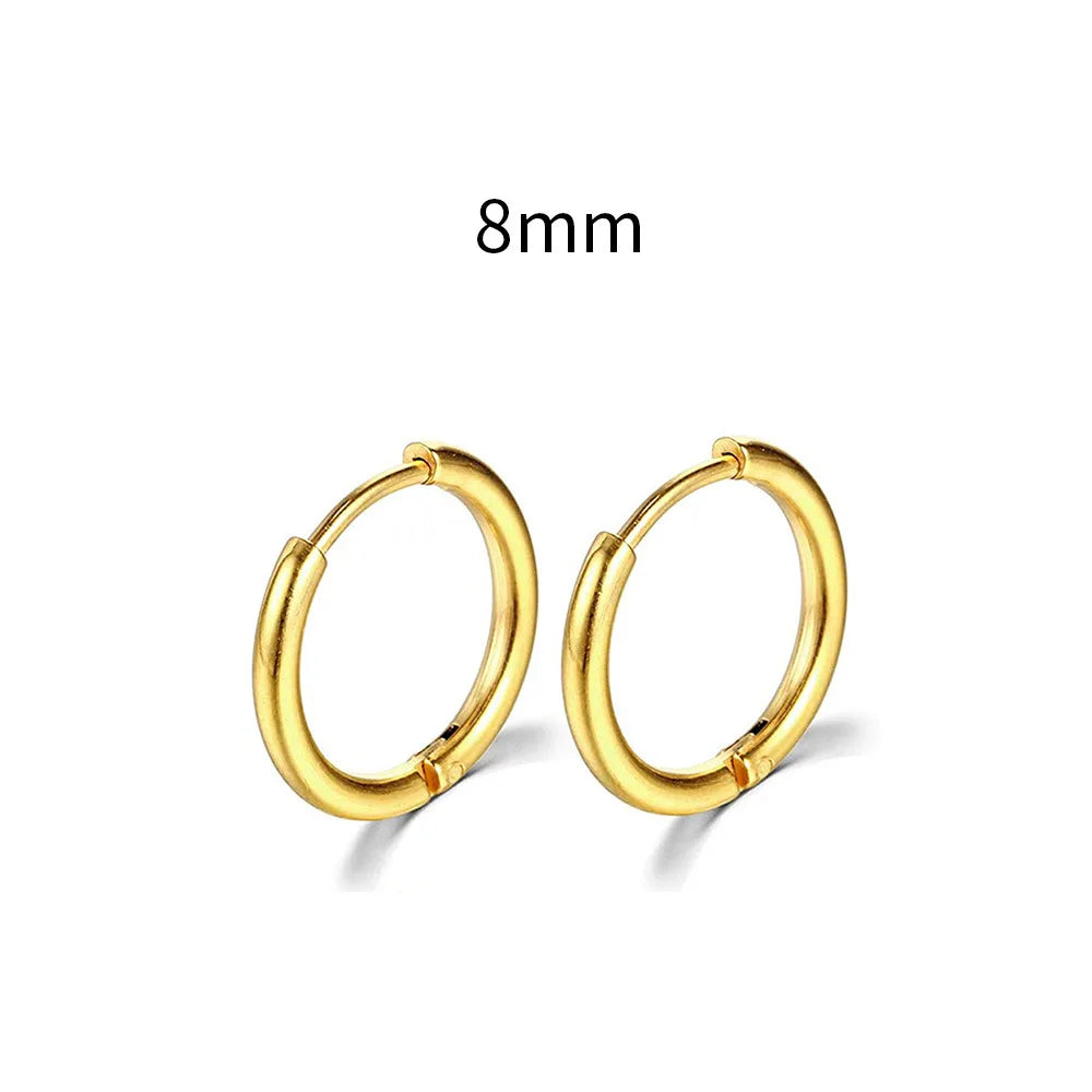 Stainless Steel Small Hoop Cartilage Earrings