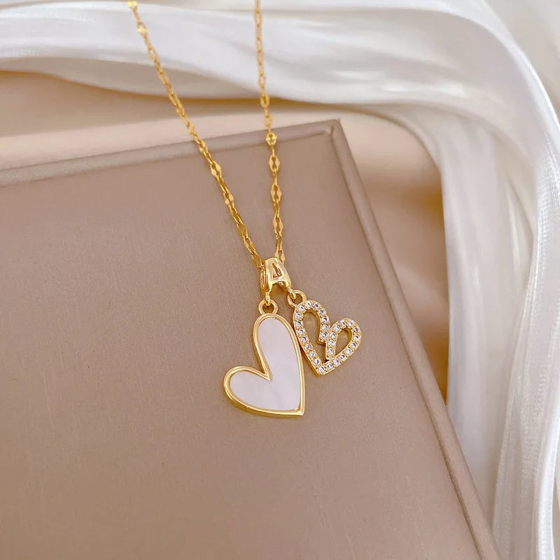 Interlocked Hearts Necklace
