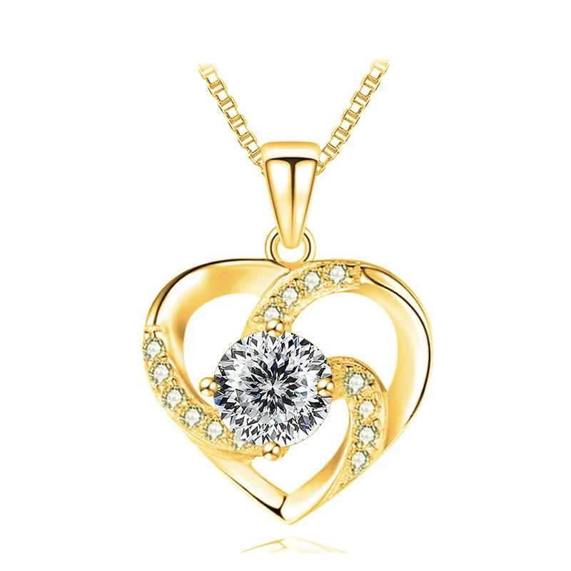 Heart Moissanite Necklace