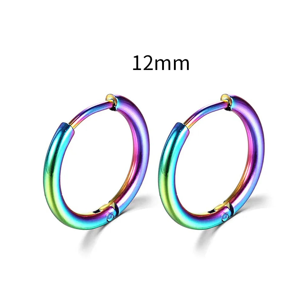 Stainless Steel Small Hoop Cartilage Earrings