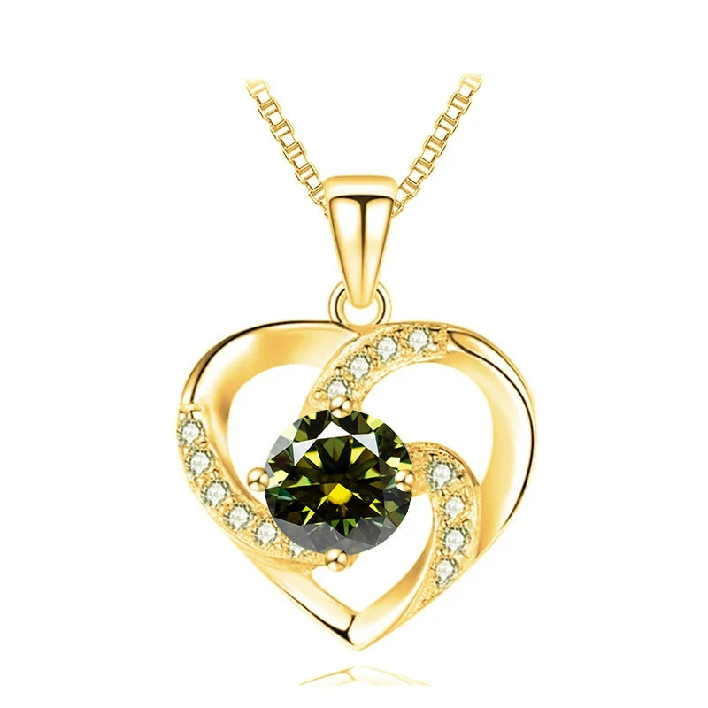 Heart Moissanite Necklace