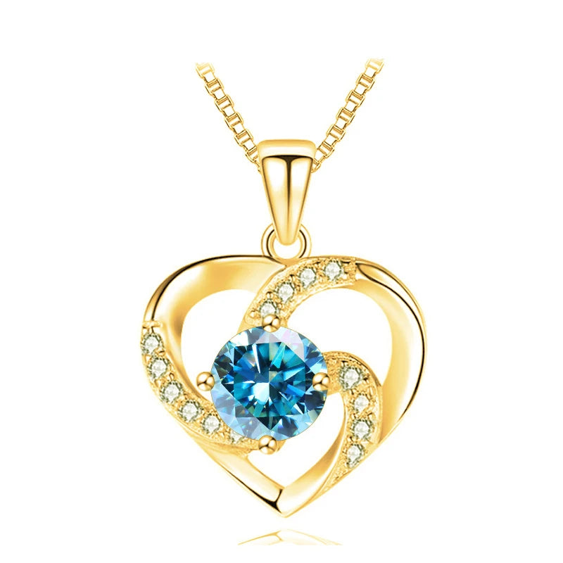 Heart Moissanite Necklace