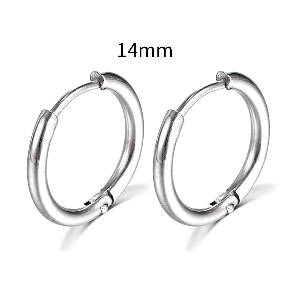 Stainless Steel Small Hoop Cartilage Earrings