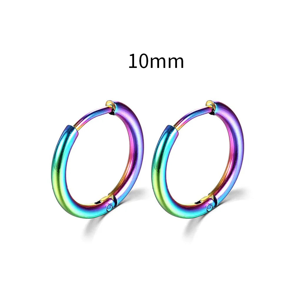 Stainless Steel Small Hoop Cartilage Earrings