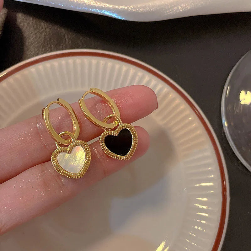 Asymmetrical Hollow Stud Rhinestones Earrings