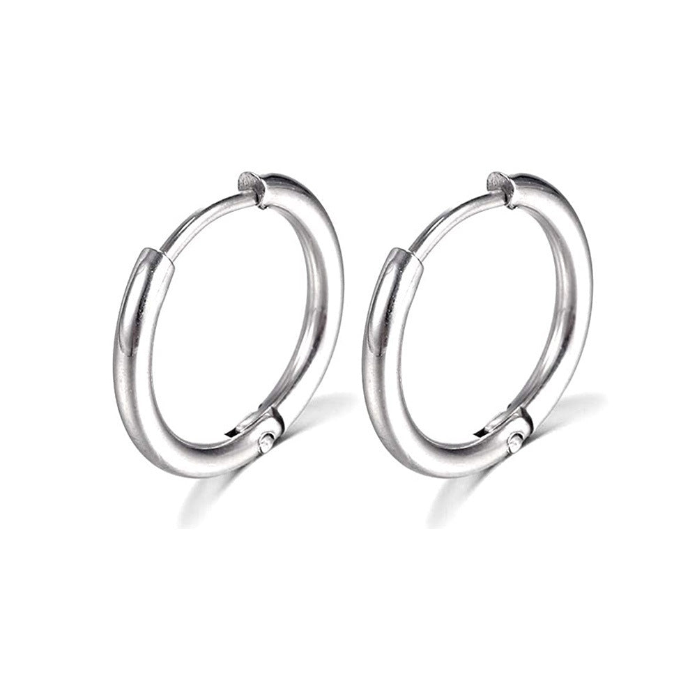 Stainless Steel Small Hoop Cartilage Earrings
