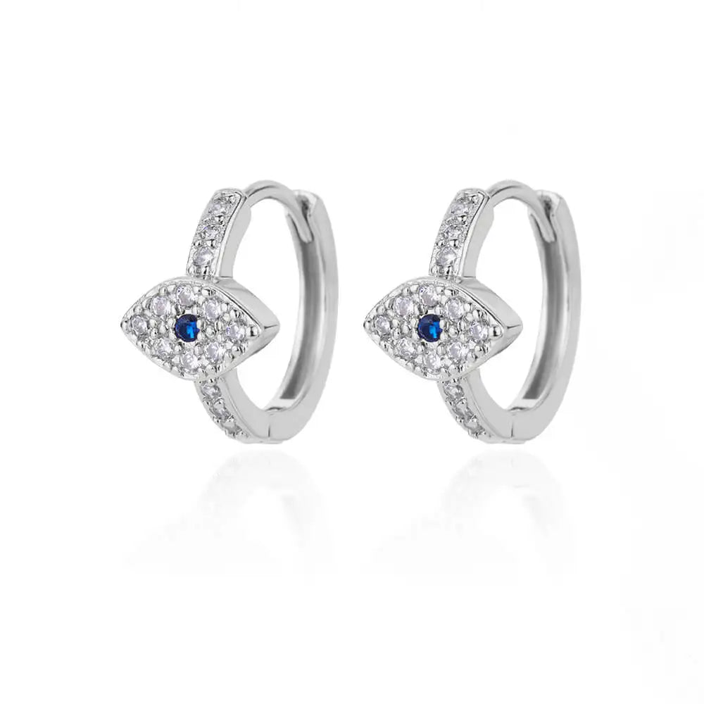 Golden/Silvery Multi-Shaped Hoop Earrings