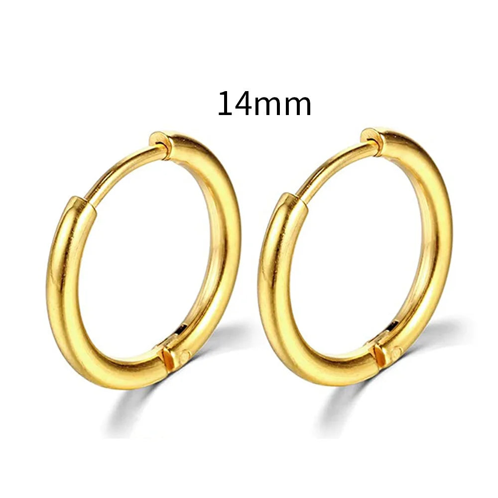 Stainless Steel Small Hoop Cartilage Earrings