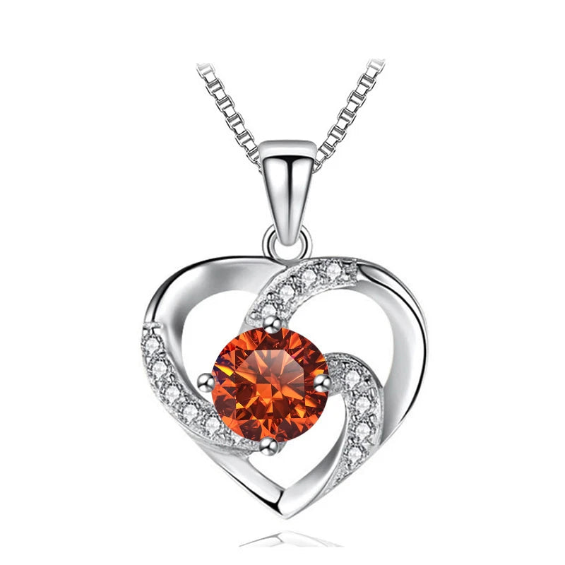 Heart Moissanite Necklace