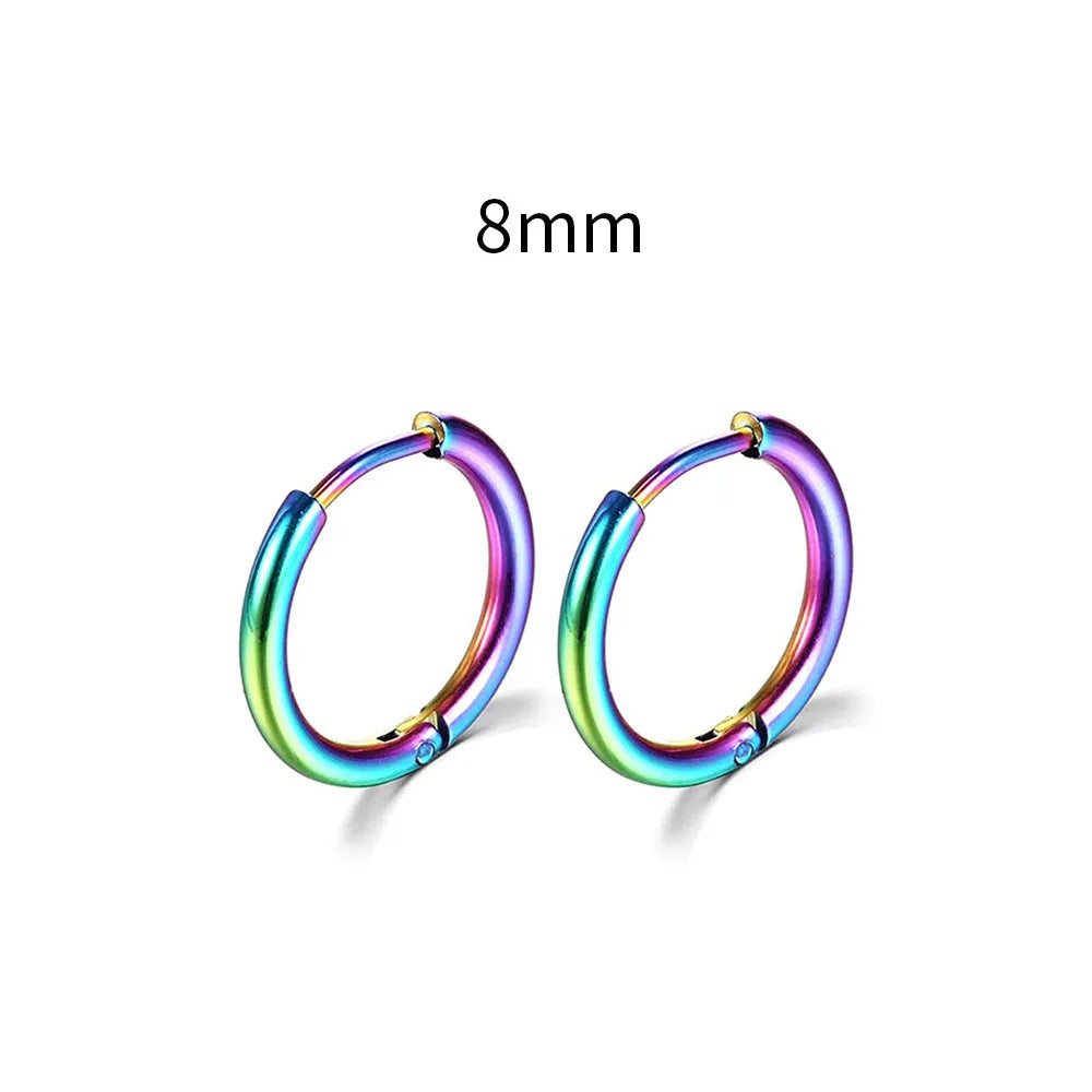 Stainless Steel Small Hoop Cartilage Earrings