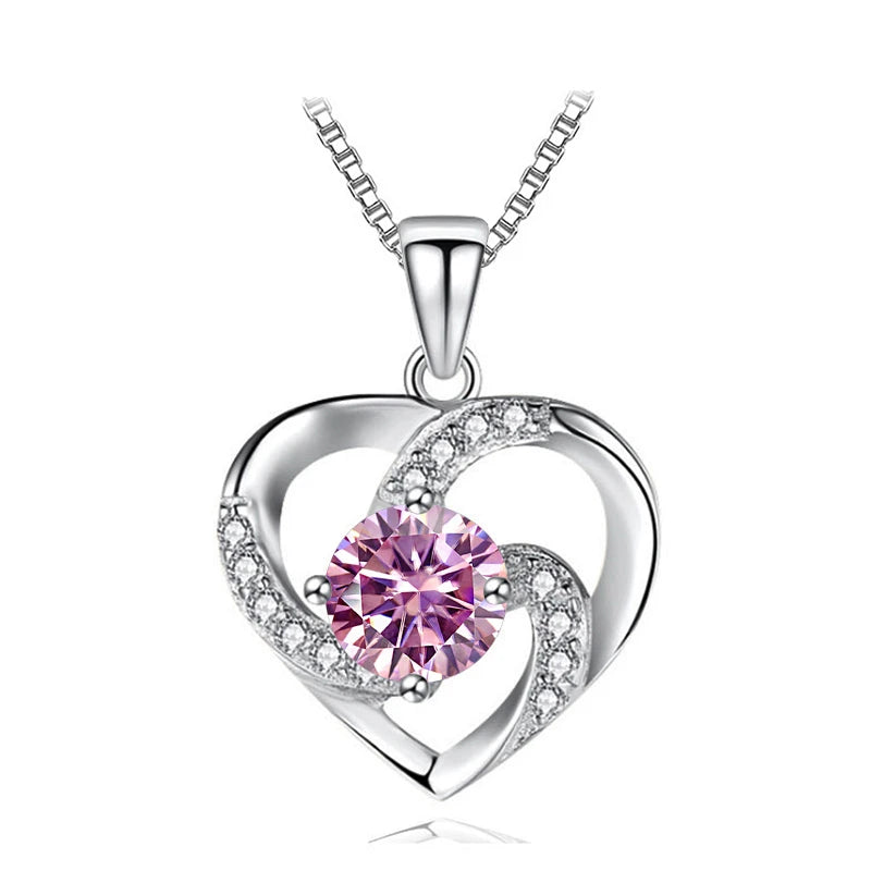 Heart Moissanite Necklace
