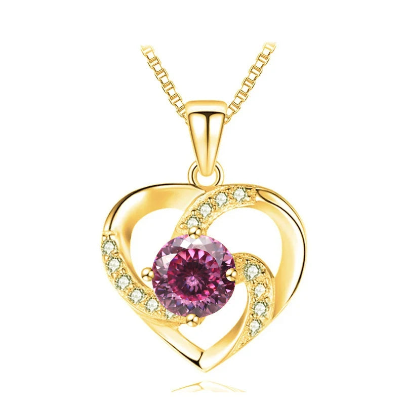 Heart Moissanite Necklace