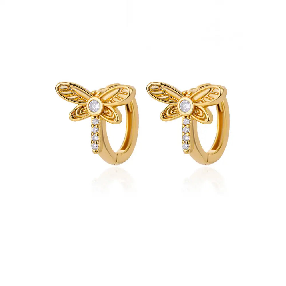 Golden/Silvery Multi-Shaped Hoop Earrings