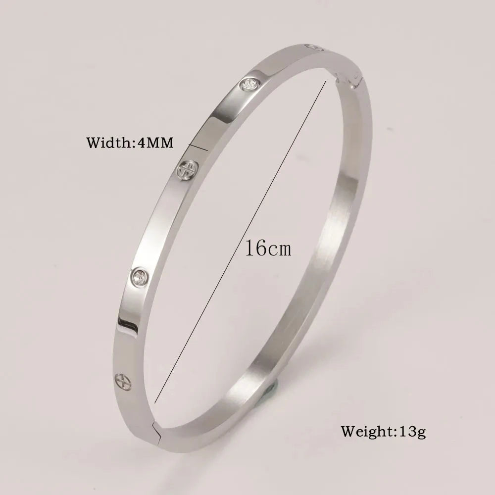 Stainless Steel Cuff Bracelet