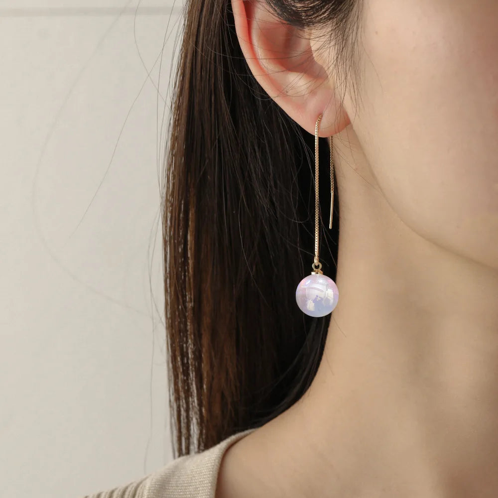Bohemian Pearl & Rhinestone Stud Earrings