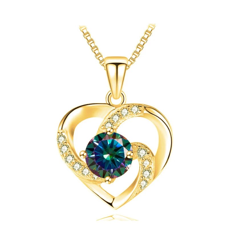 Heart Moissanite Necklace