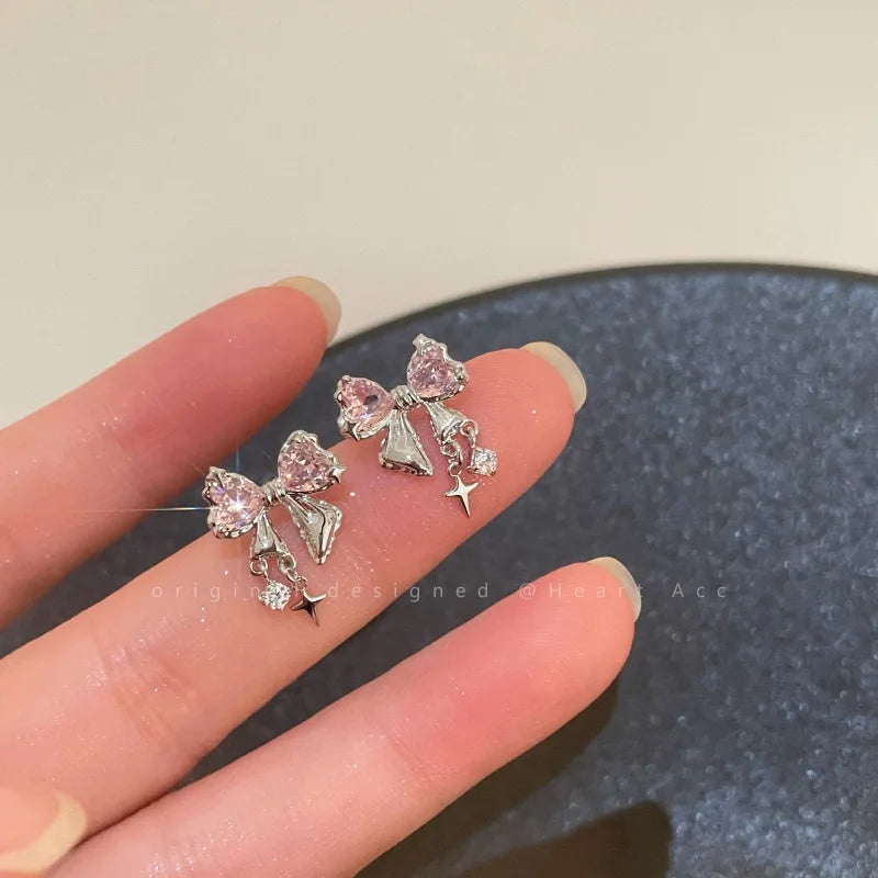 Classic Bow Knot Stud Earrings