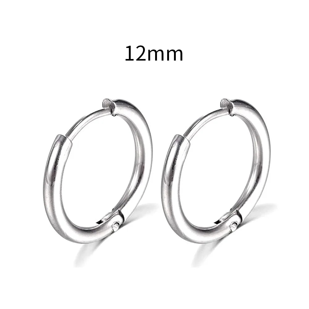 Stainless Steel Small Hoop Cartilage Earrings