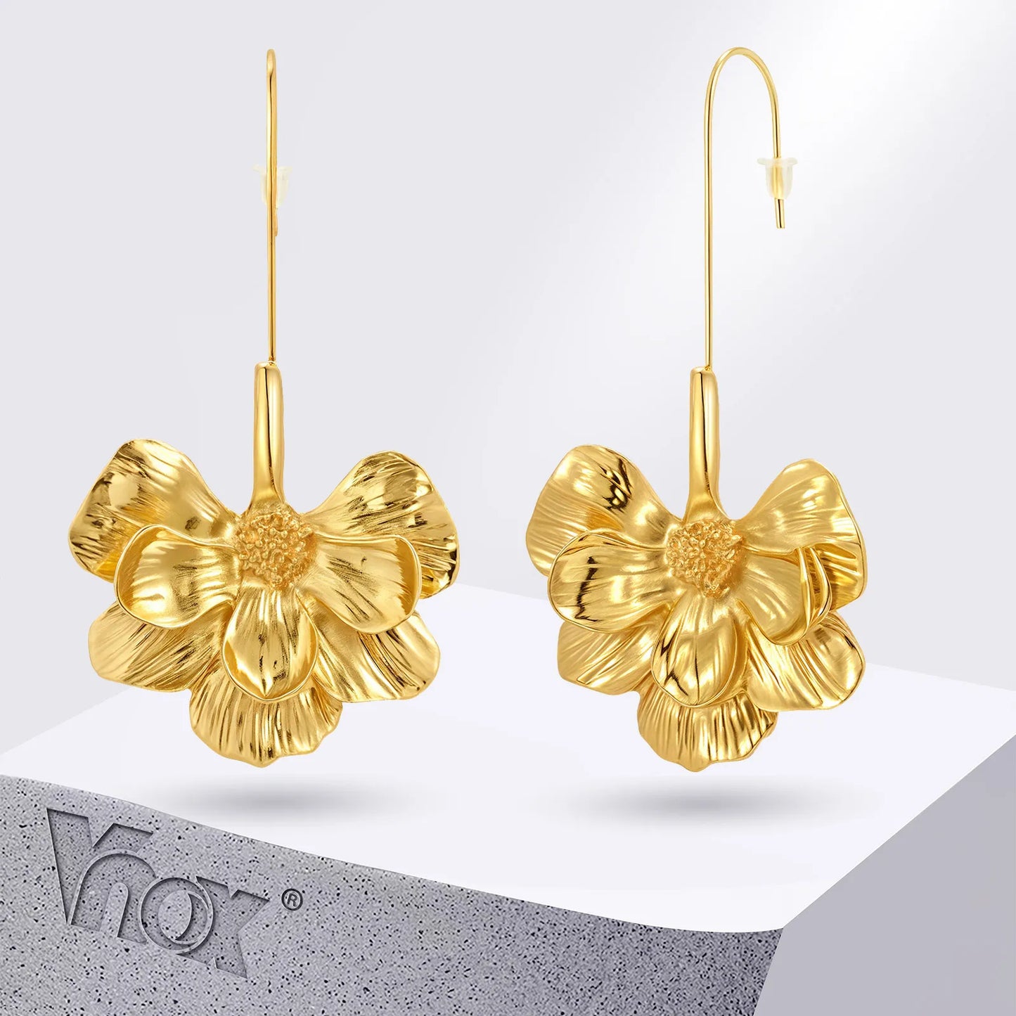 Flower Drop Earrings