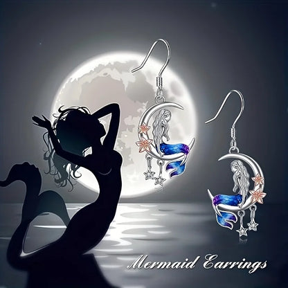 Cute Mermaid Fairy Drop Earrings