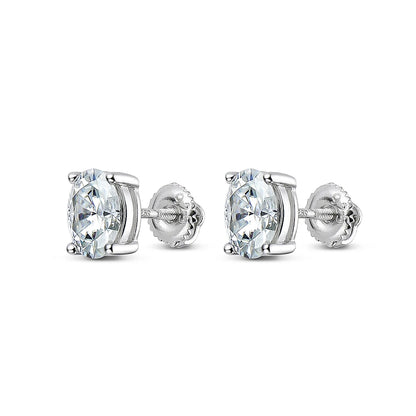 D-VVS1 Moissanite Tennis Necklace – 925 Sterling Silver (3mm/5mm)