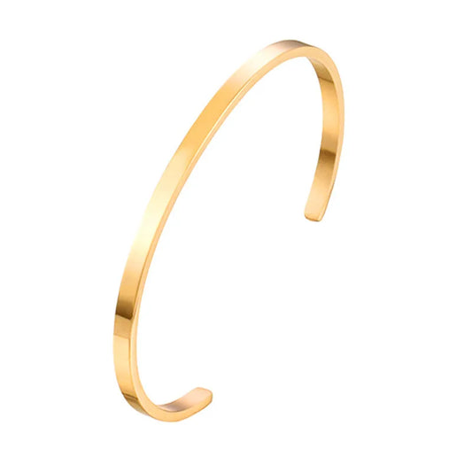 Open Cuff Bangle Bracelet for Couples