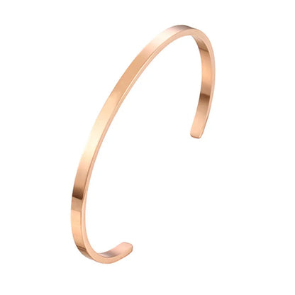 Open Cuff Bangle Bracelet for Couples