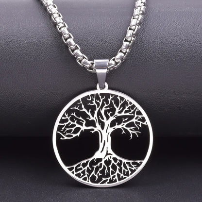 Tree of Life Scorpion Ankh Pendant Necklace