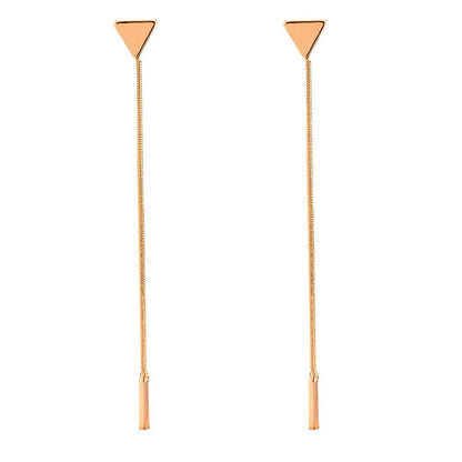 Heart & Star Tassel Drop Earrings