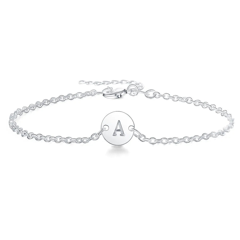 Alphabet Letter Charm Bracelet for Women